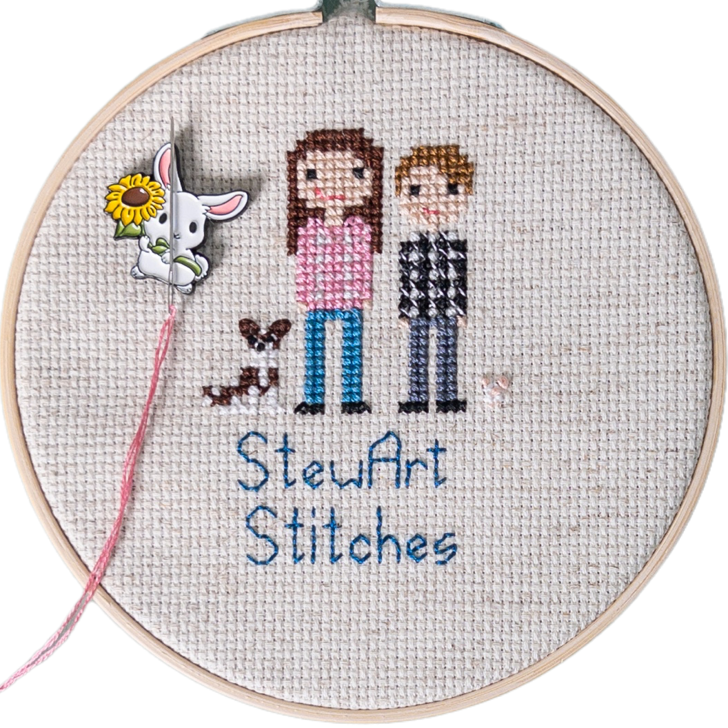 Bunny Rabbit With Sunflower Enamel Needle Minder