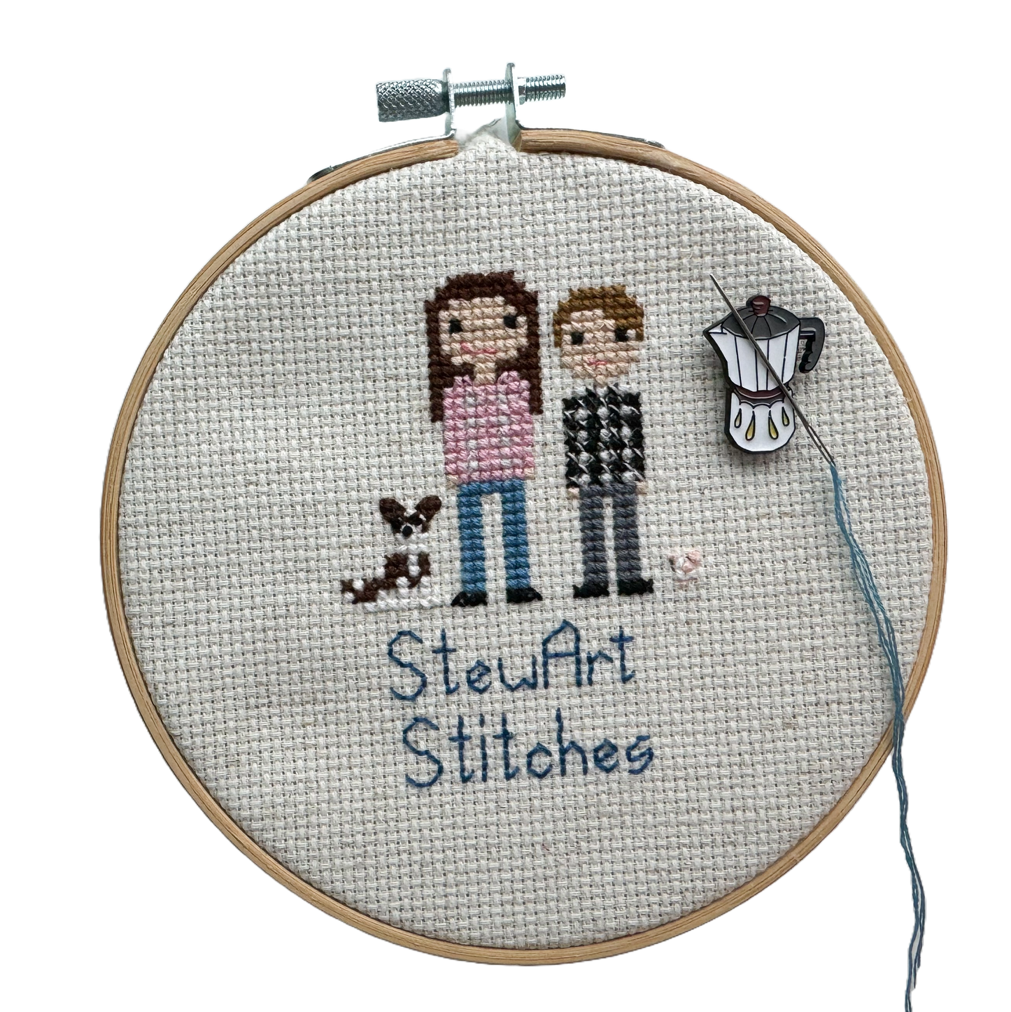 Espresso Coffee Pot Enamel Needle Minder