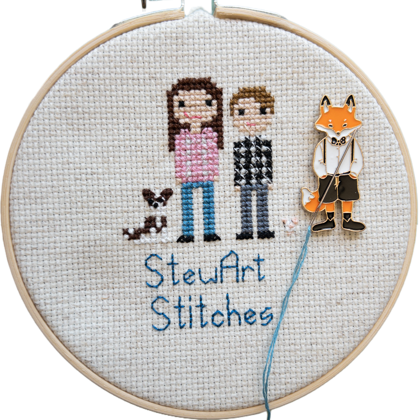 Fox Magnetic Enamel Needle Minder