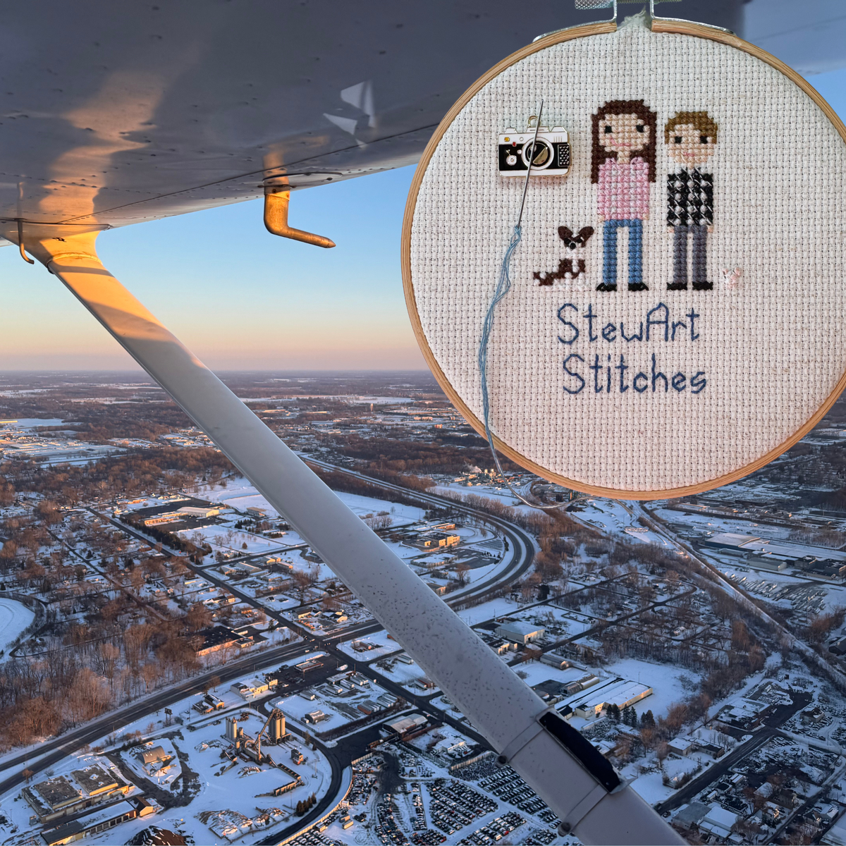 Camera Enamel Needle Minder