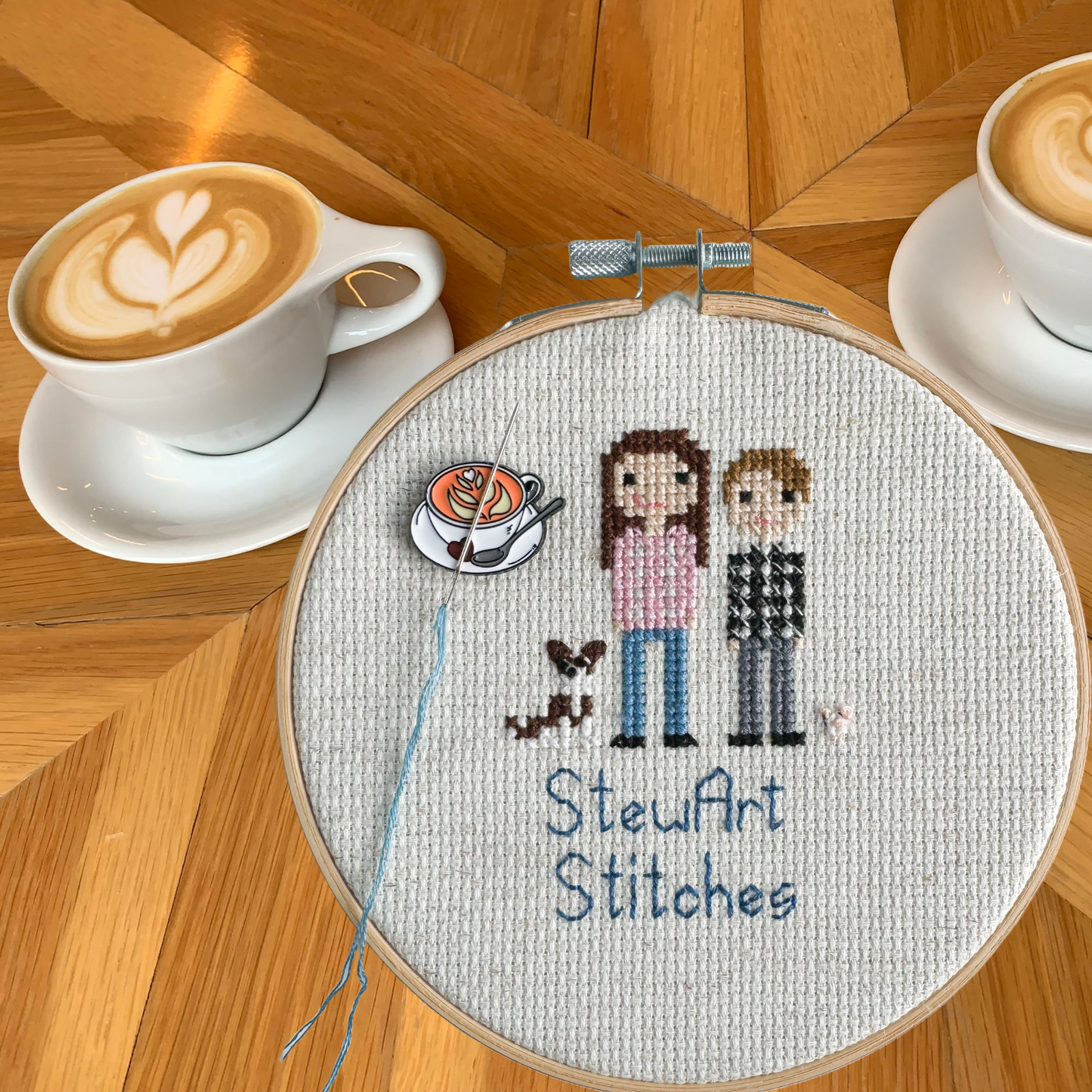 Coffee Magnetic Magnetic Enamel Needle Minder