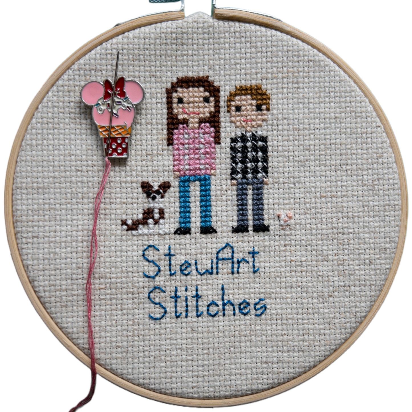 ice cream magnetic enamel needle minder