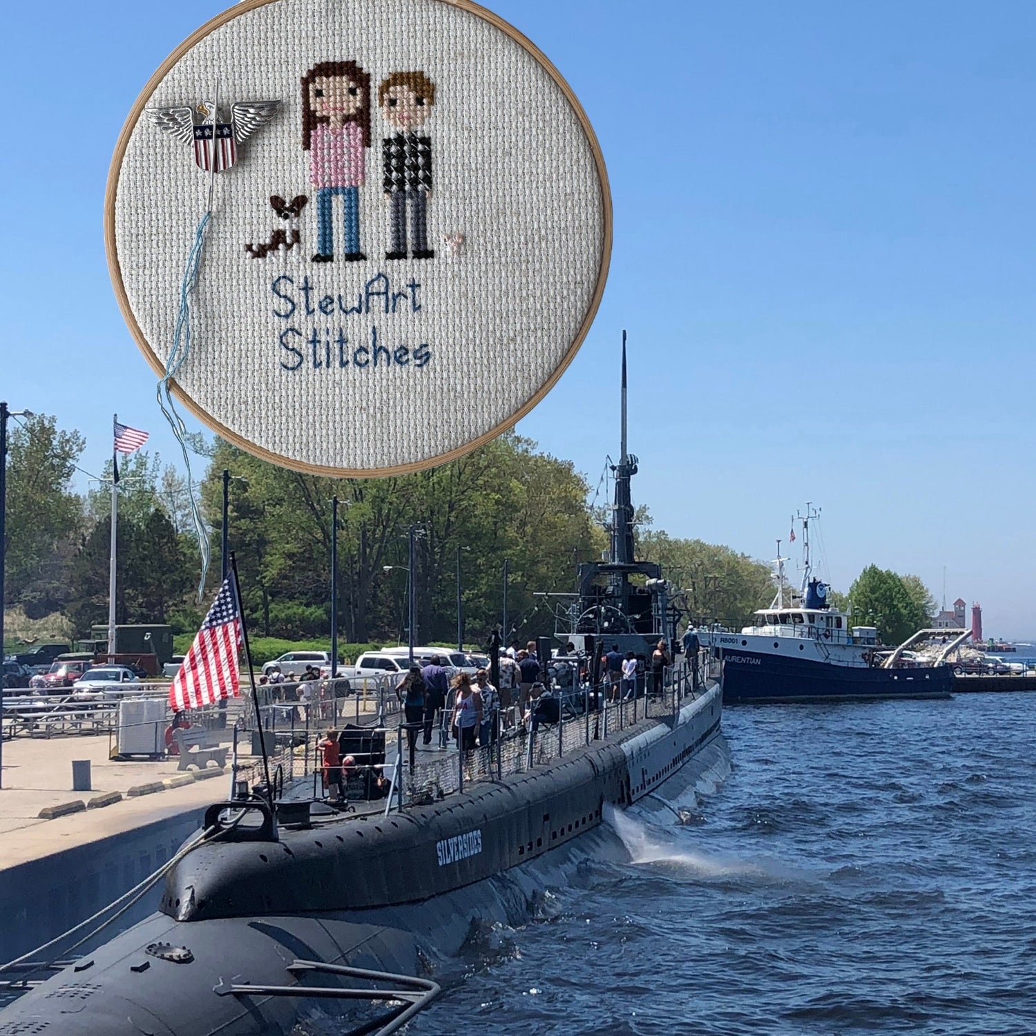 patriotic needle minders