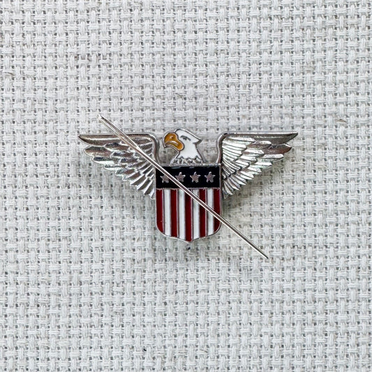 American Eagle Magnetic Enamel Needle Minder