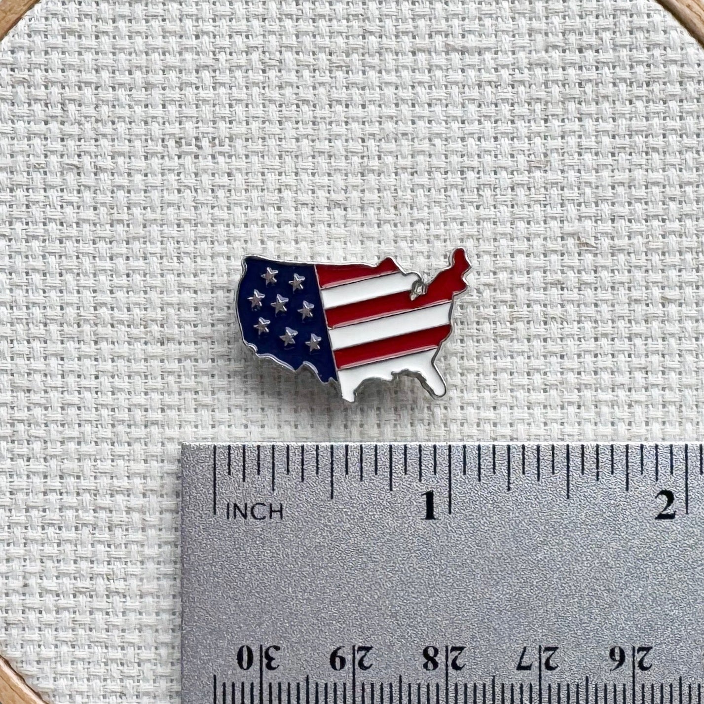 American Flag Magnetic Enamel Needle Minder