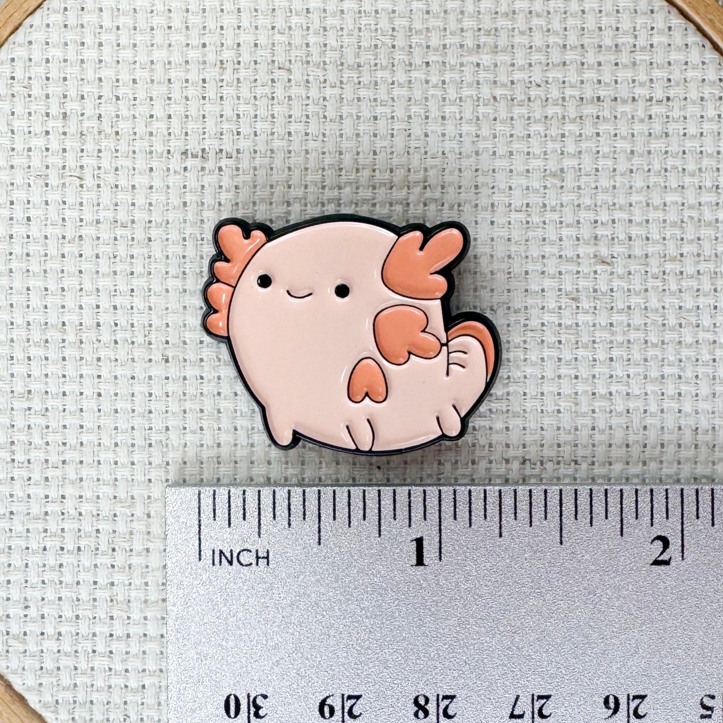 Axolotl Enamel Needle Minder 