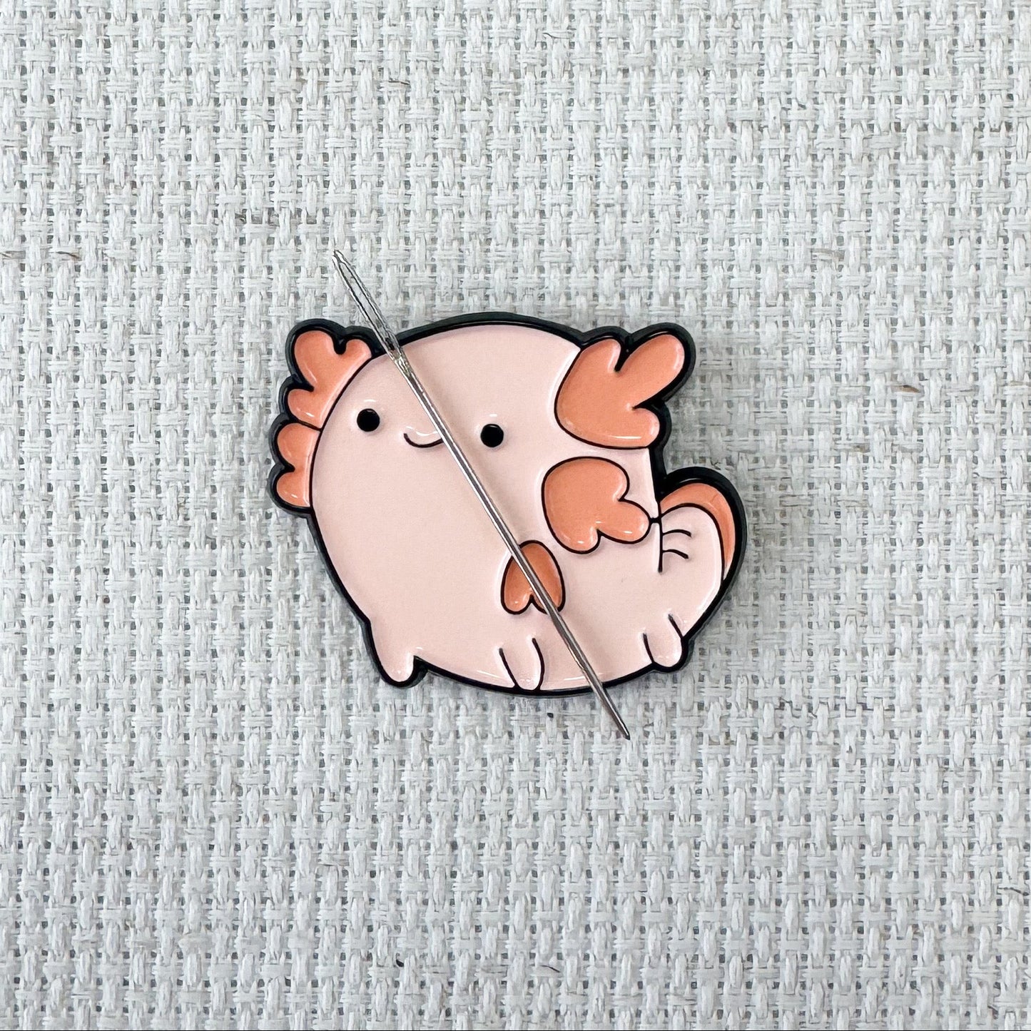 Axolotl Enamel Needle Minder 