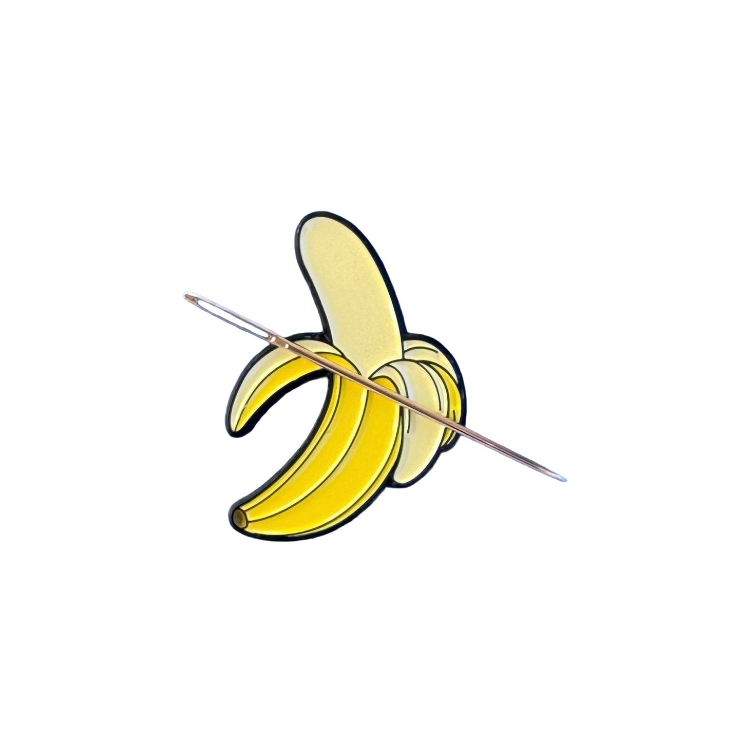 Banana Enamel Needle Minder