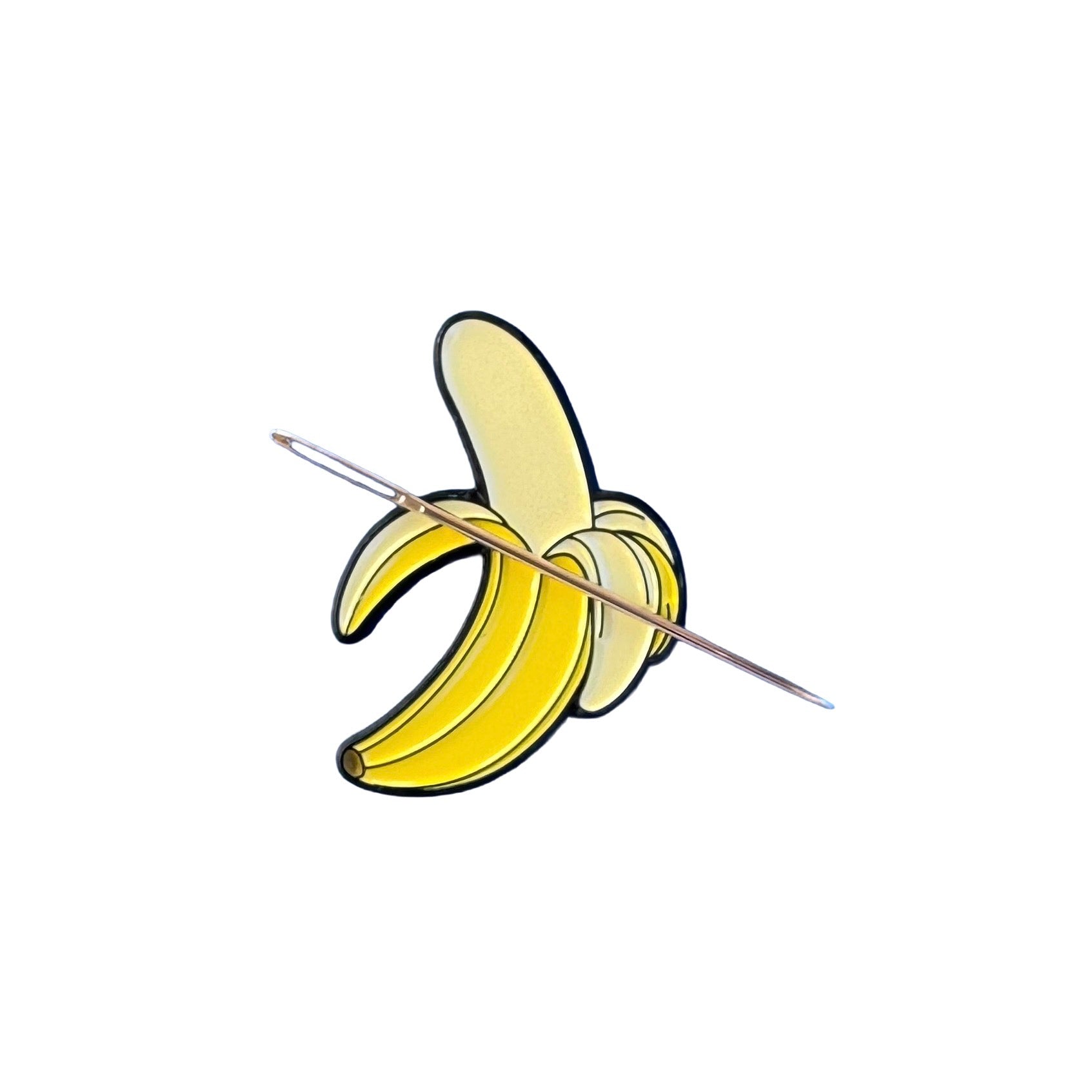 Banana Enamel Needle Minder