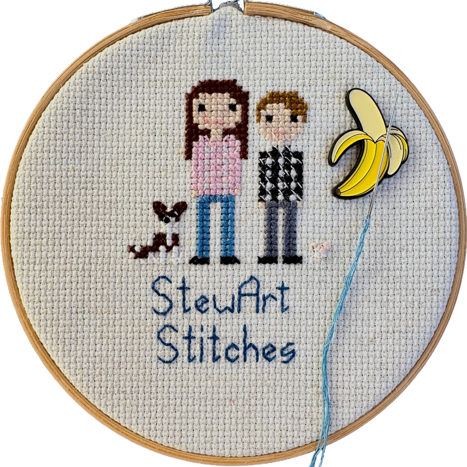 Banana Enamel Needle Minder