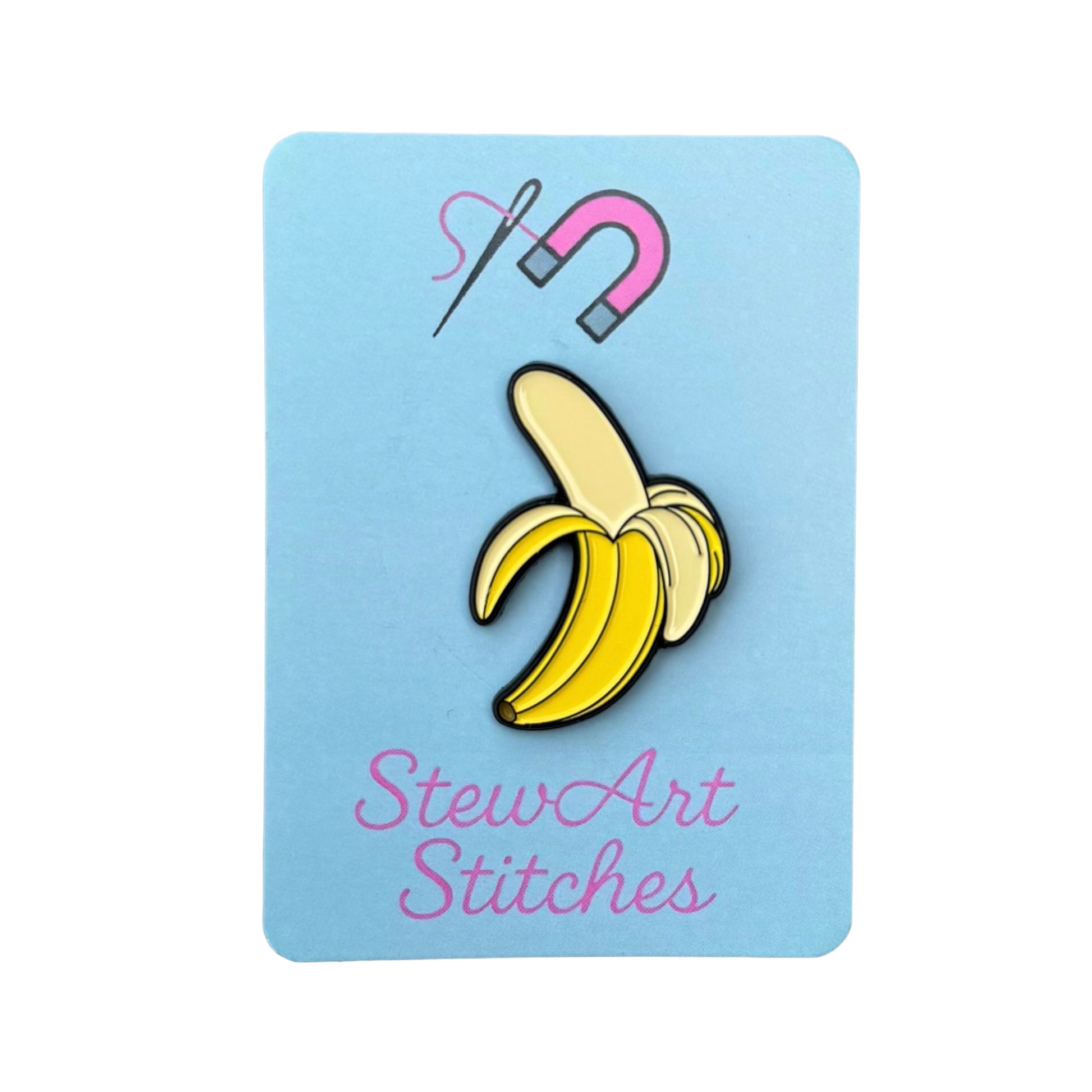 Banana Enamel Needle Minder