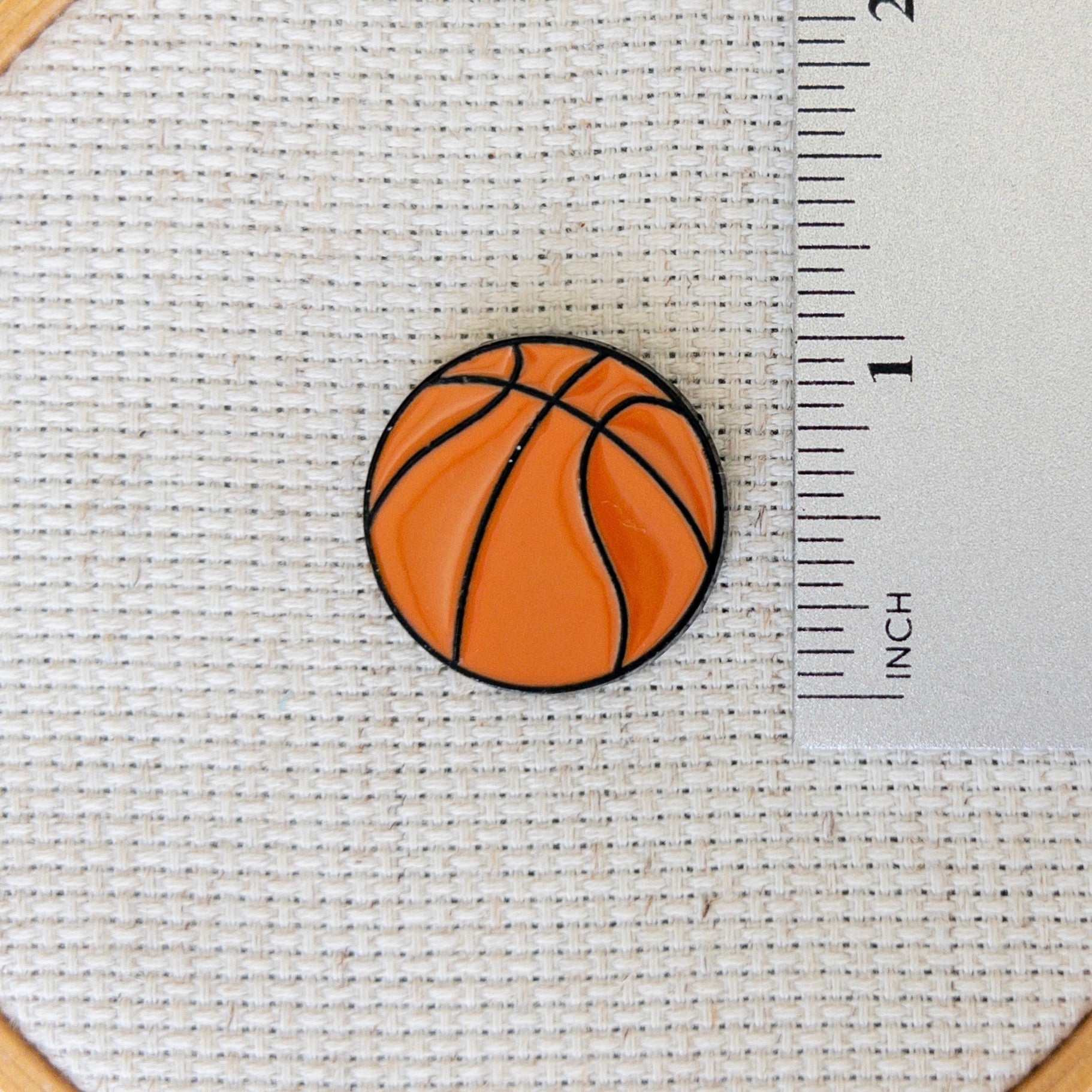 Basketball Enamel Needle Minder