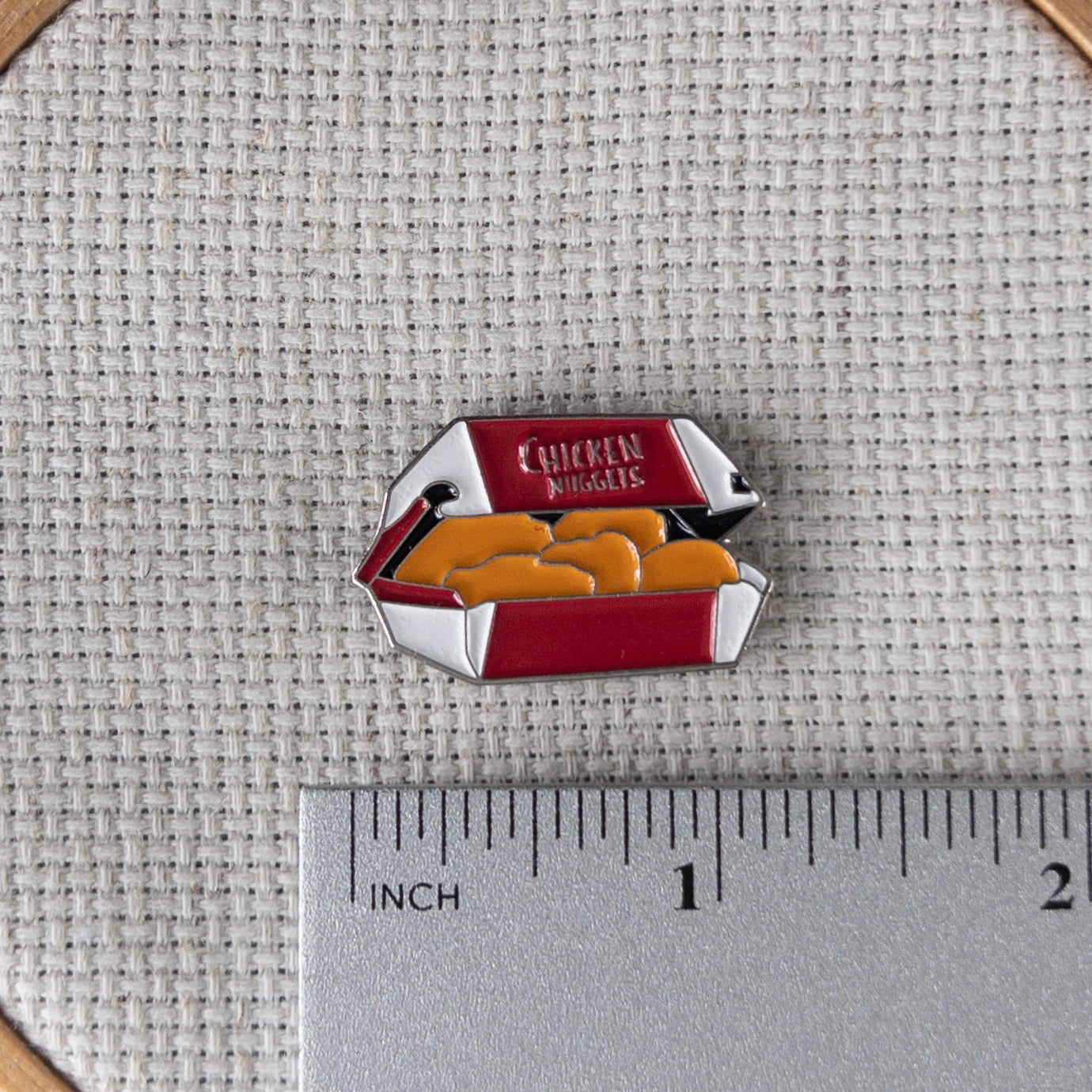Chicken Nuggets Magnetic Enamel Needle Minder