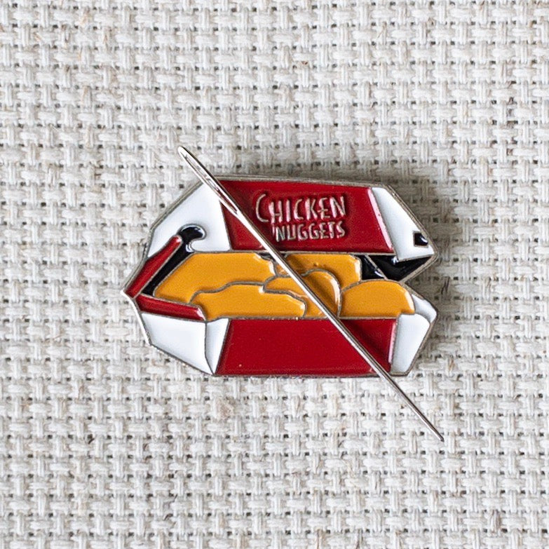 Chicken Nuggets Magnetic Enamel Needle Minder