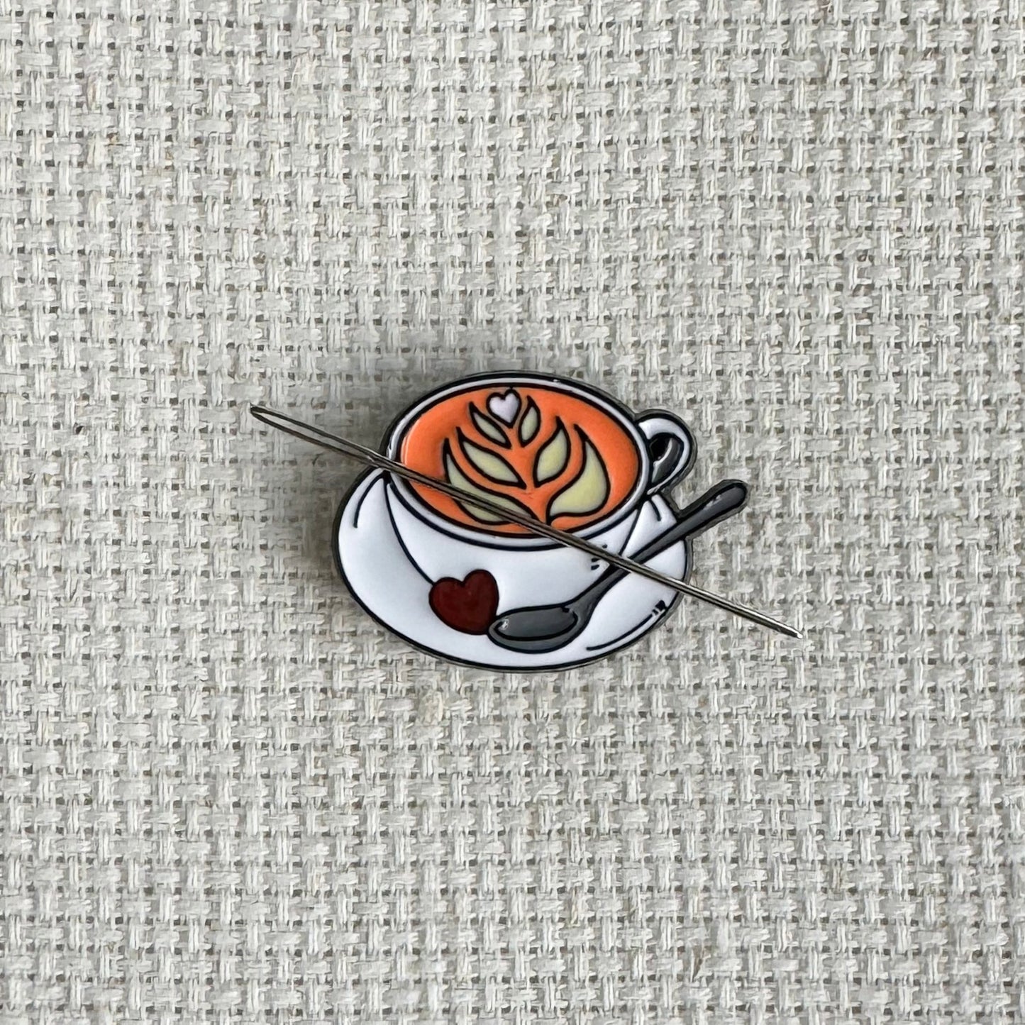 Coffee Magnetic Magnetic Enamel Needle Minder