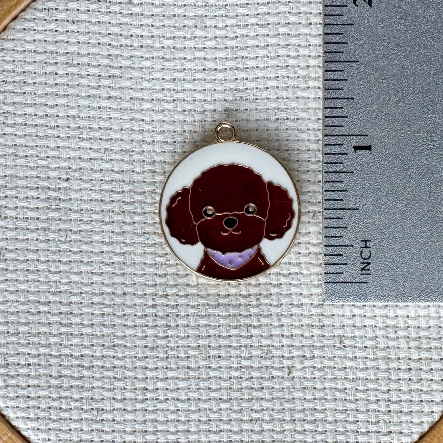 Dog Enamel Needle Minder