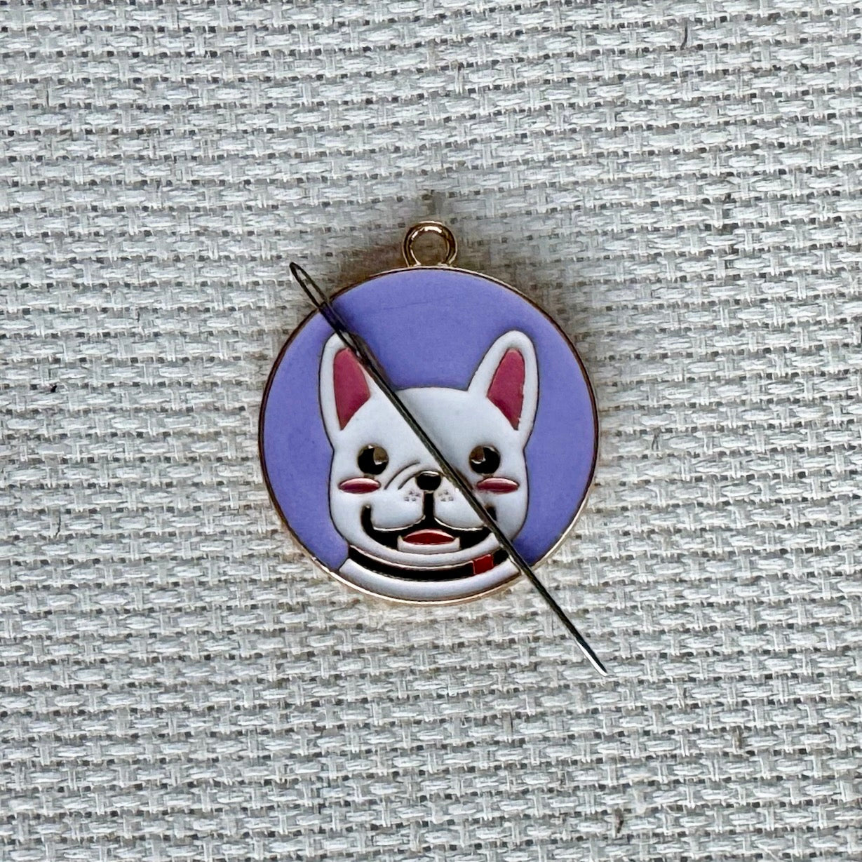 Dog Enamel Needle Minder