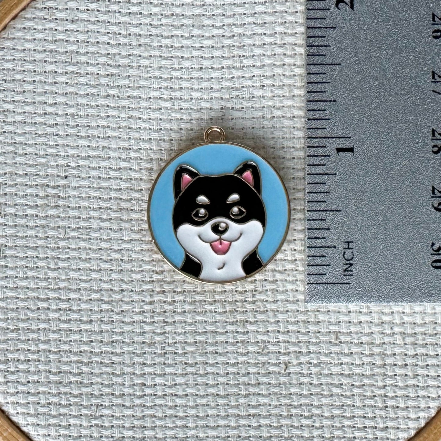 Dog Enamel Needle Minder