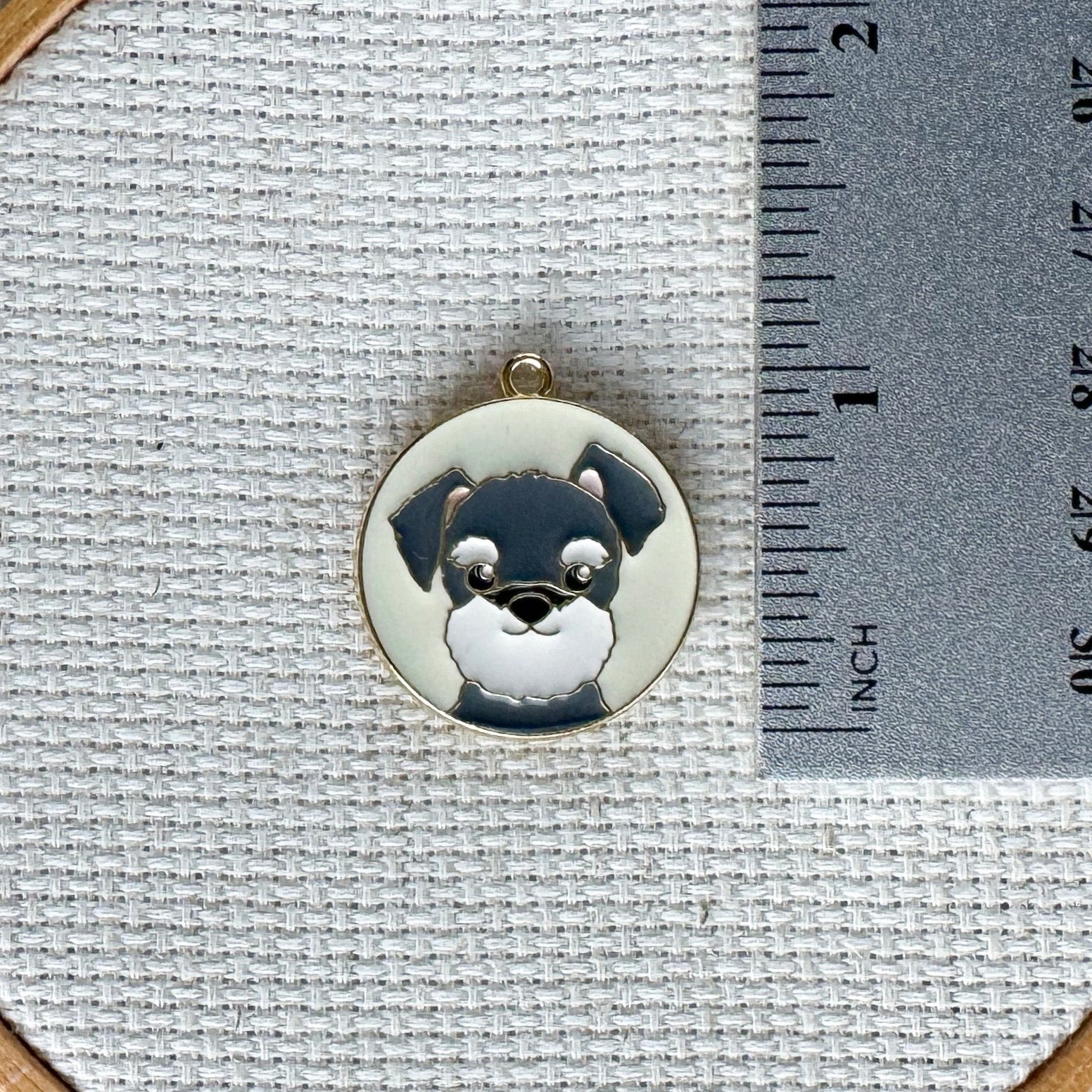 Dog Enamel Needle Minder