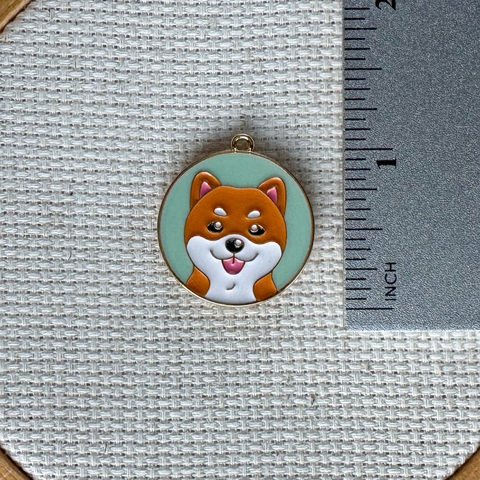 Dog Enamel Needle Minder
