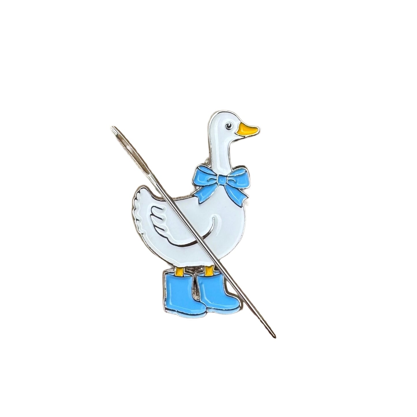 Duck with Blue Boots Needle Minder