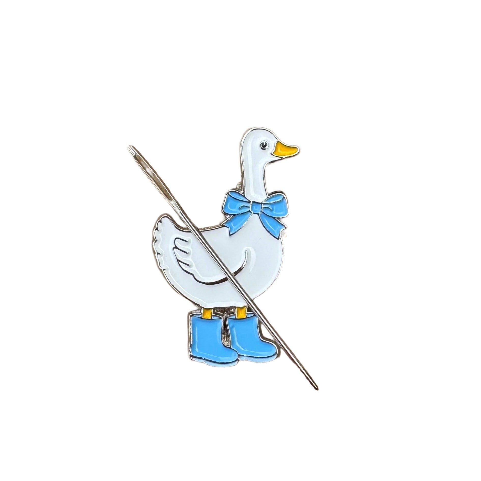Duck with Blue Boots Needle Minder