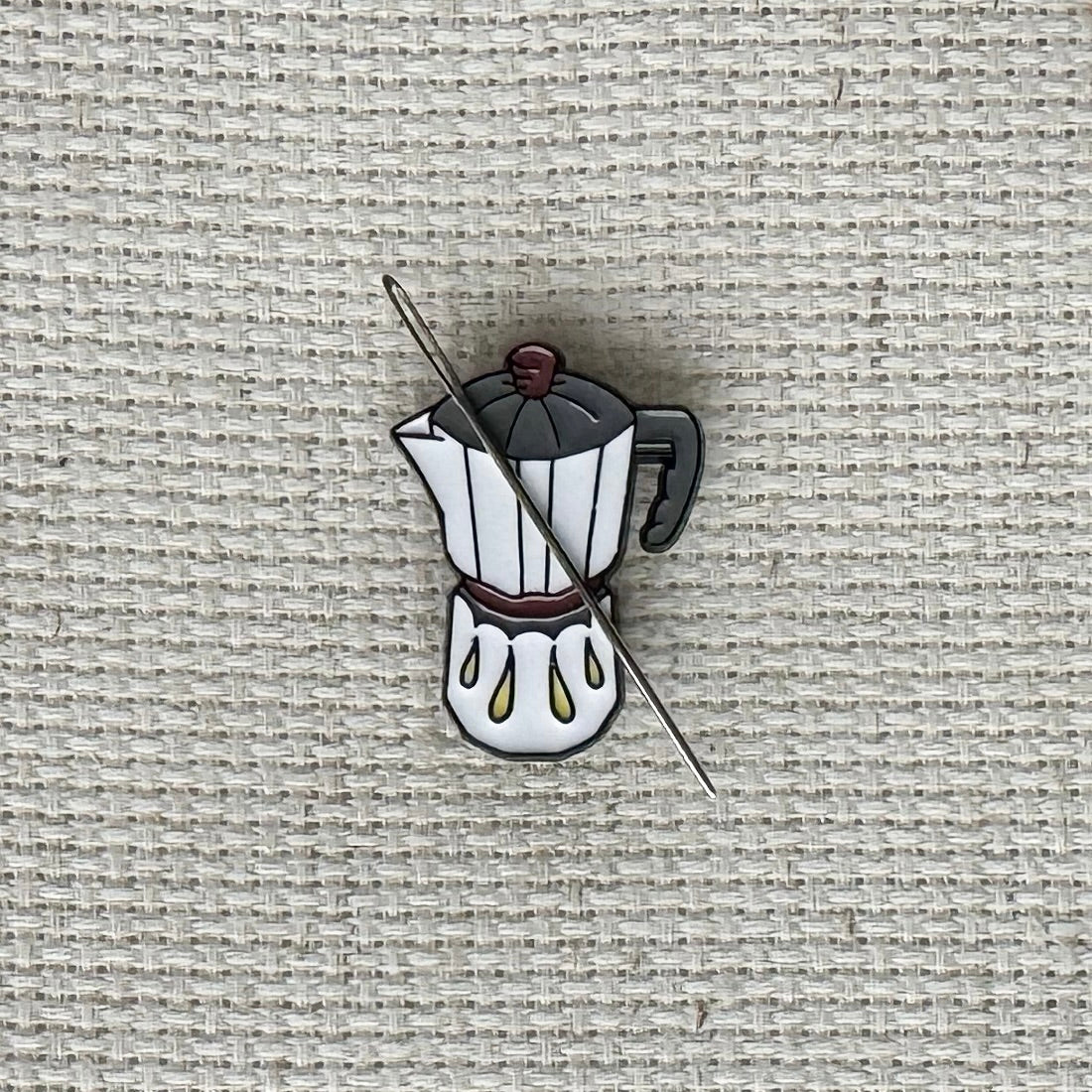 Espresso Coffee Pot Enamel Needle Minder