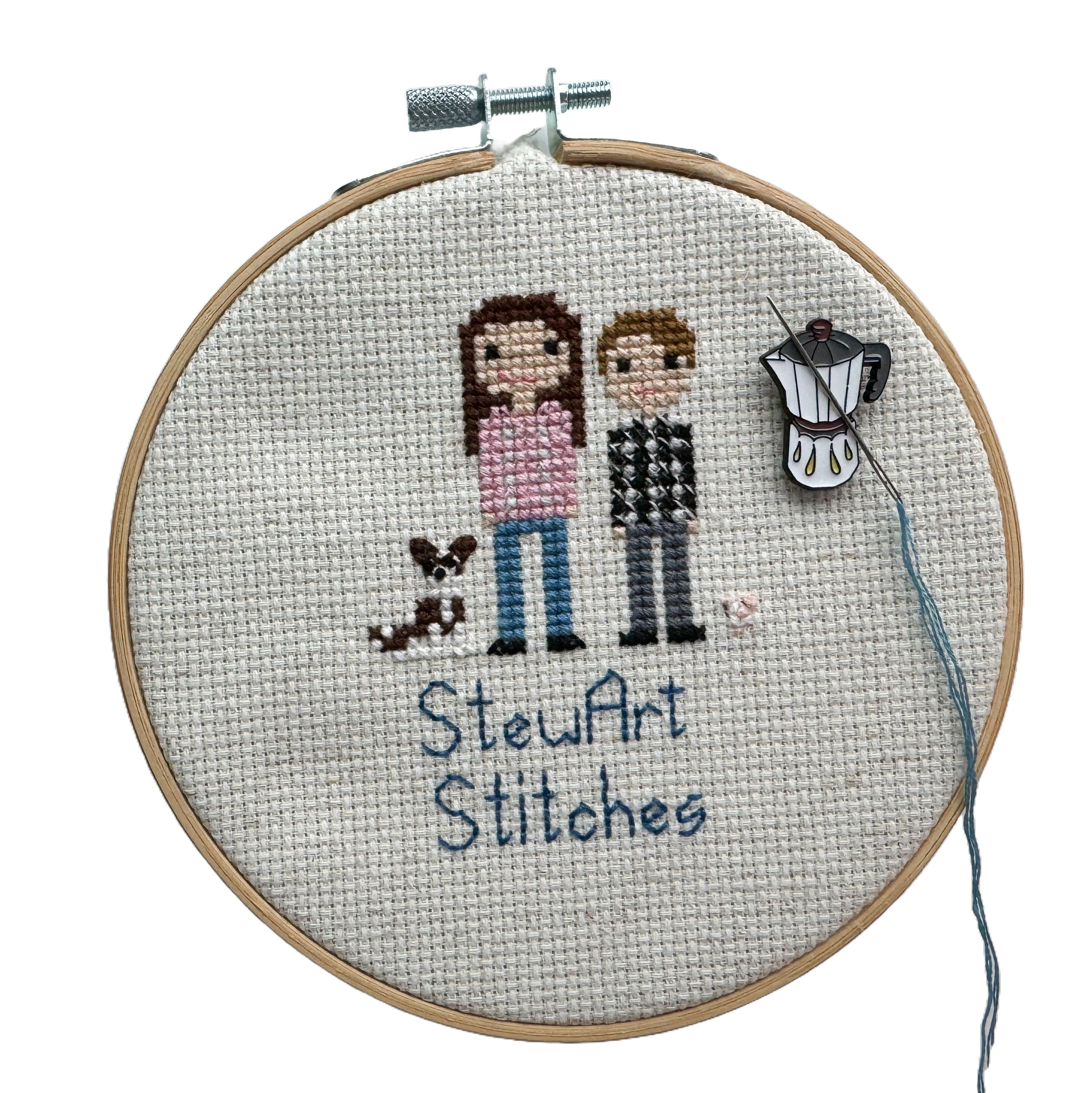 Espresso Coffee Pot Enamel Needle Minder