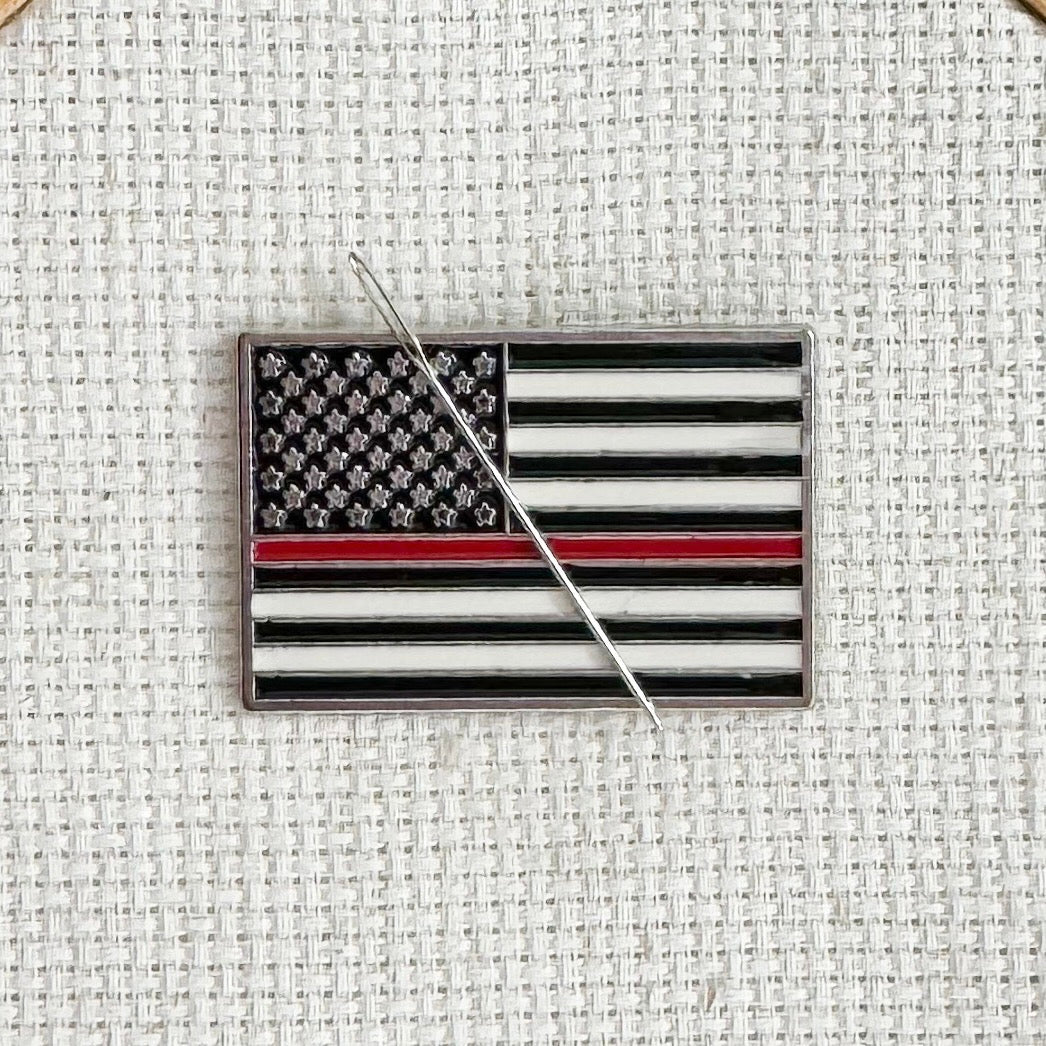 Fire Fighter Enamel Needle Minder – StewArt Stitches