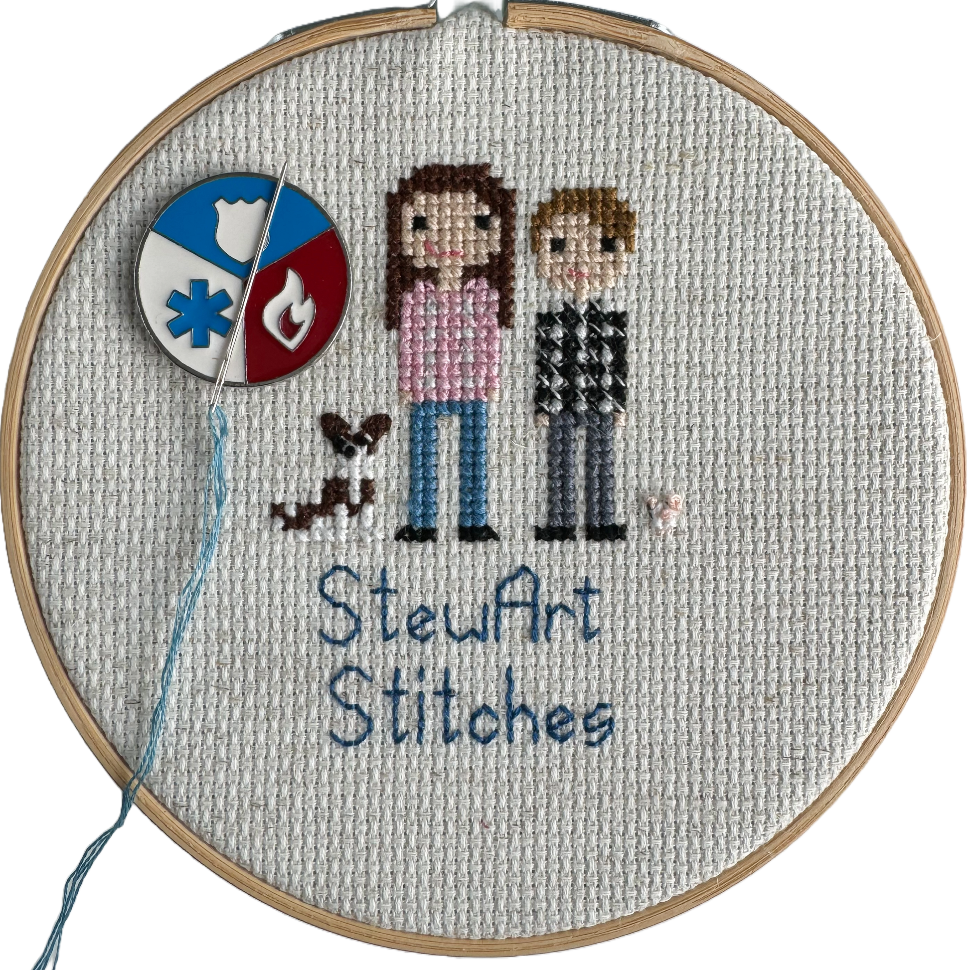 First Responder Magnetic Enamel Needle Minder