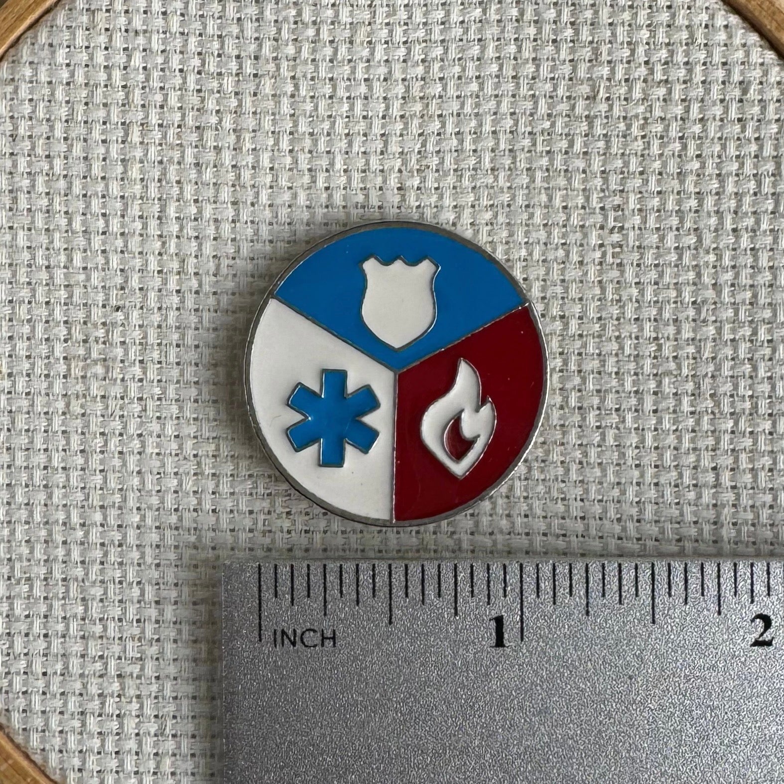 First Responder Magnetic Enamel Needle Minder