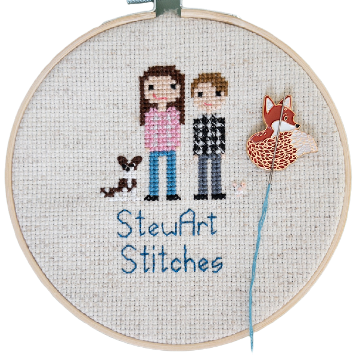 Fox Magnetic Enamel Needle Minder