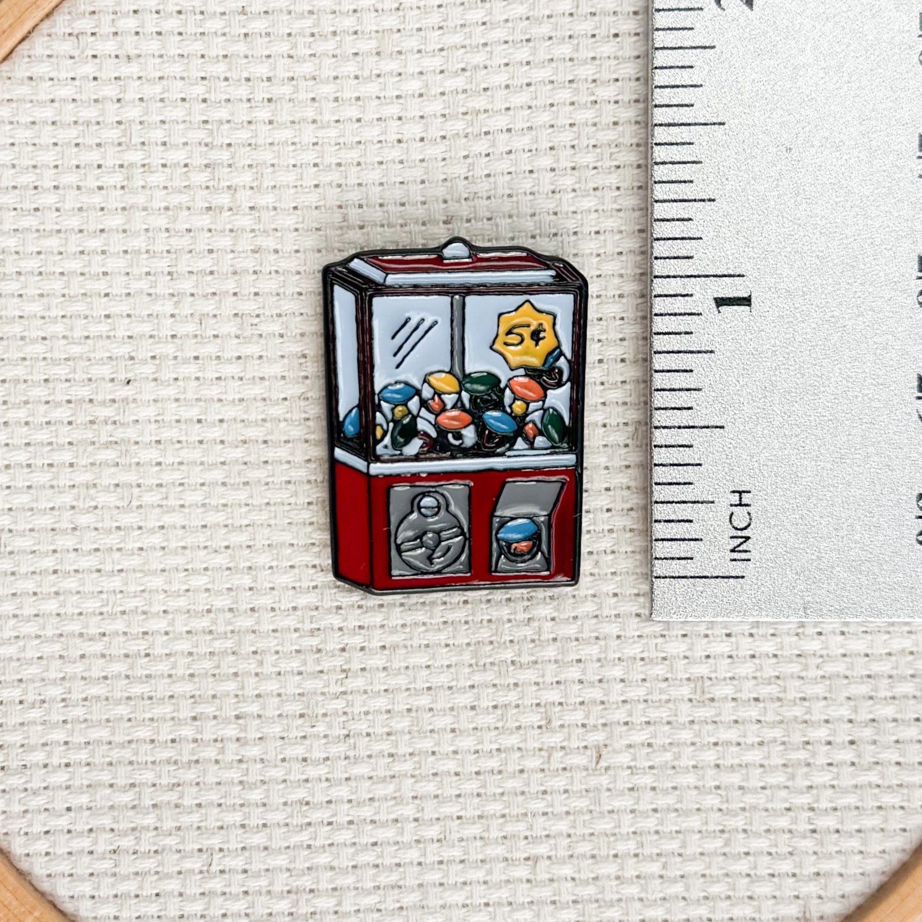 Gumball Machine Enamel Needle Minder