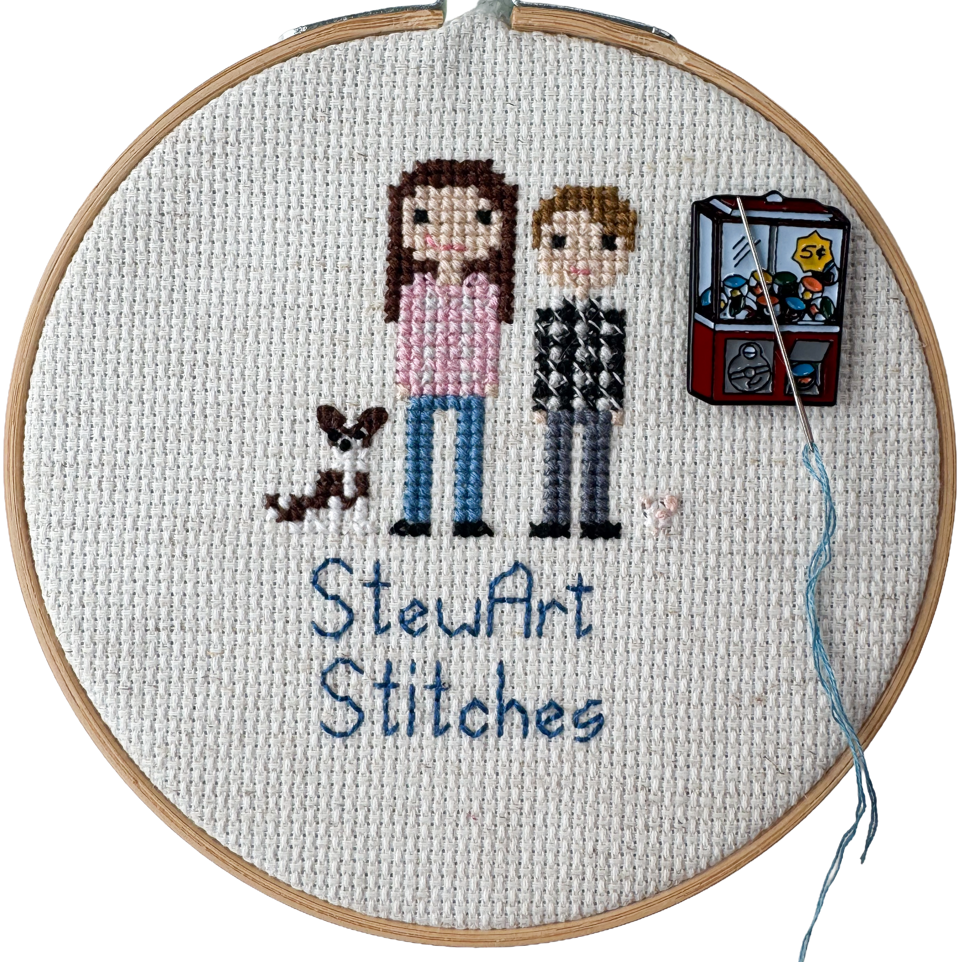 Gumball Machine Enamel Needle Minder