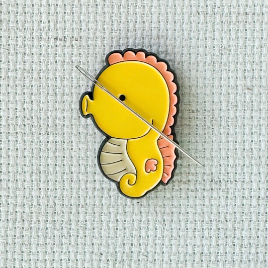 Seahorse Enamel Needle Minder