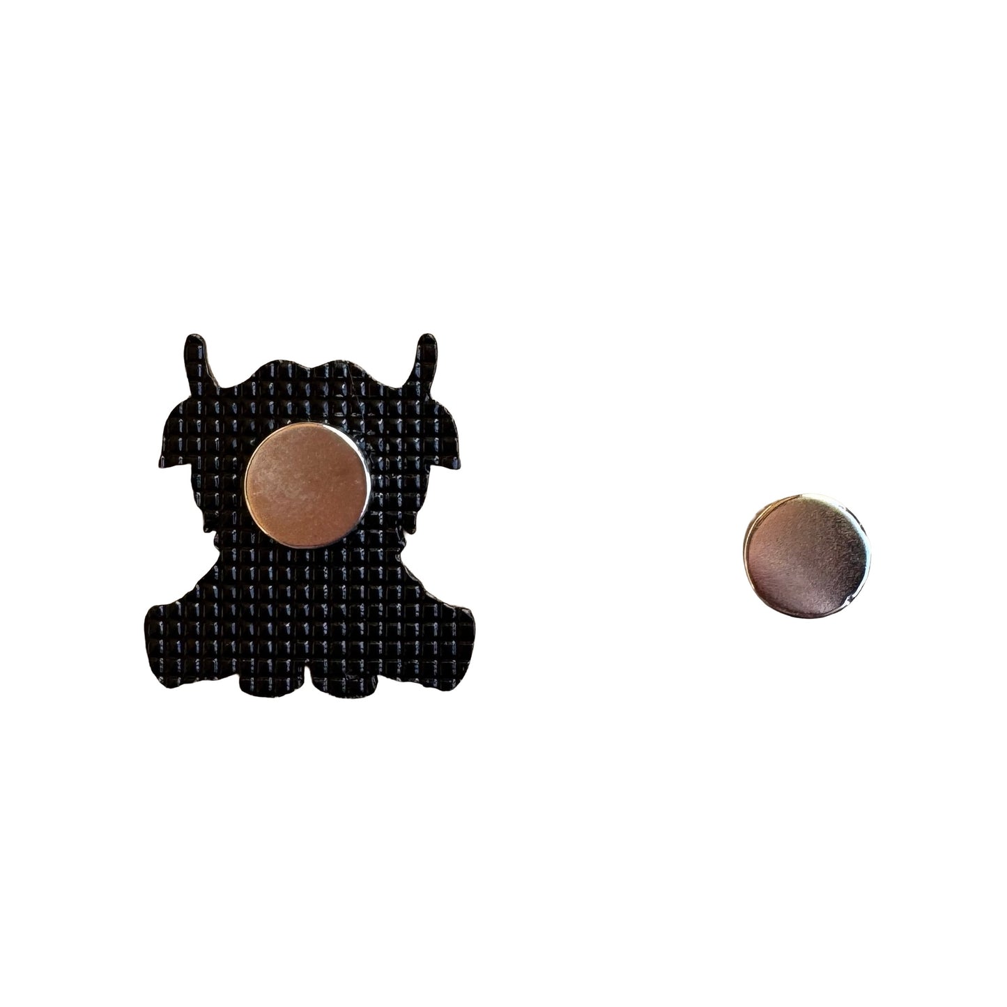 Highland Cow Enamel Needle Minder
