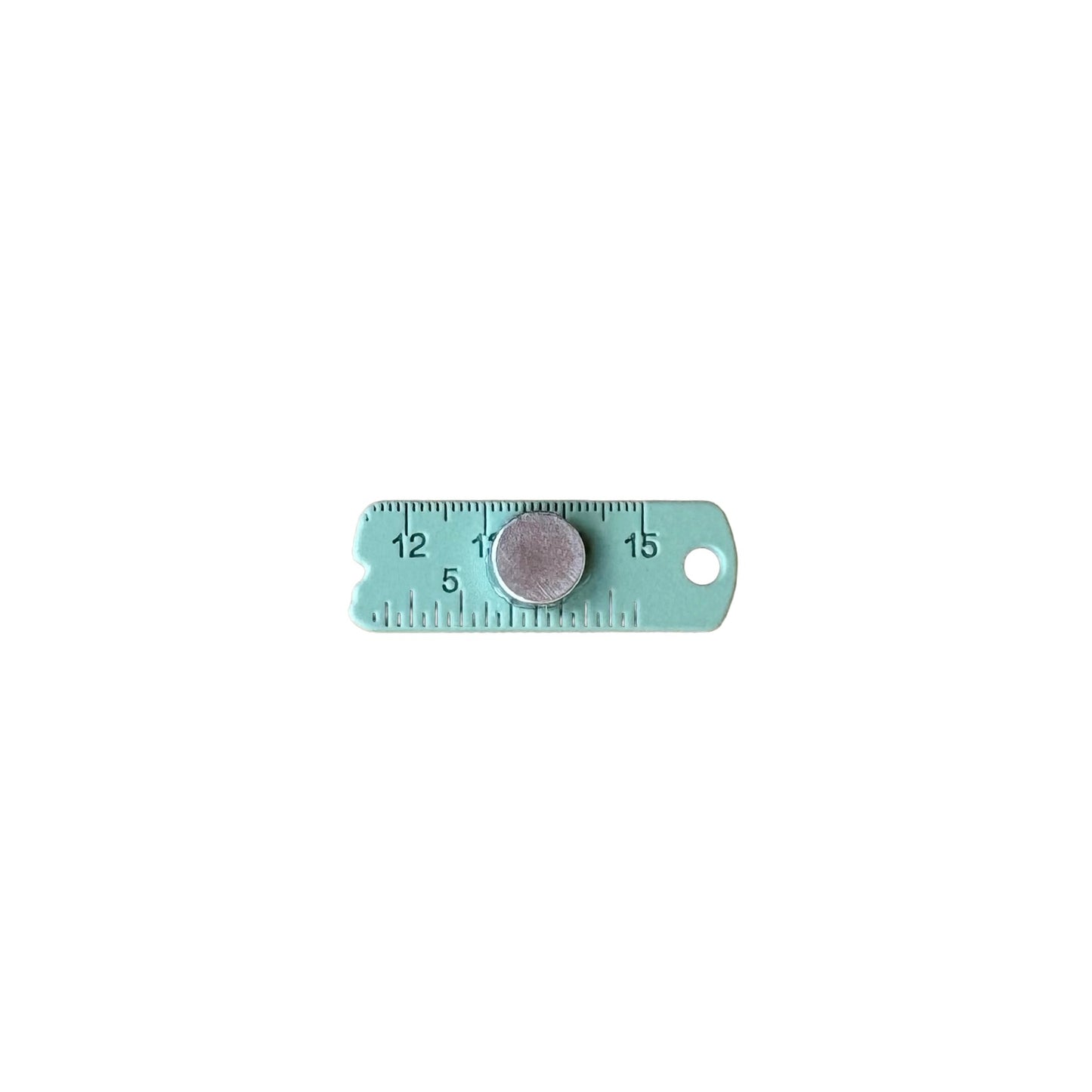 Green Measuring Tape Enamel Needle Minder