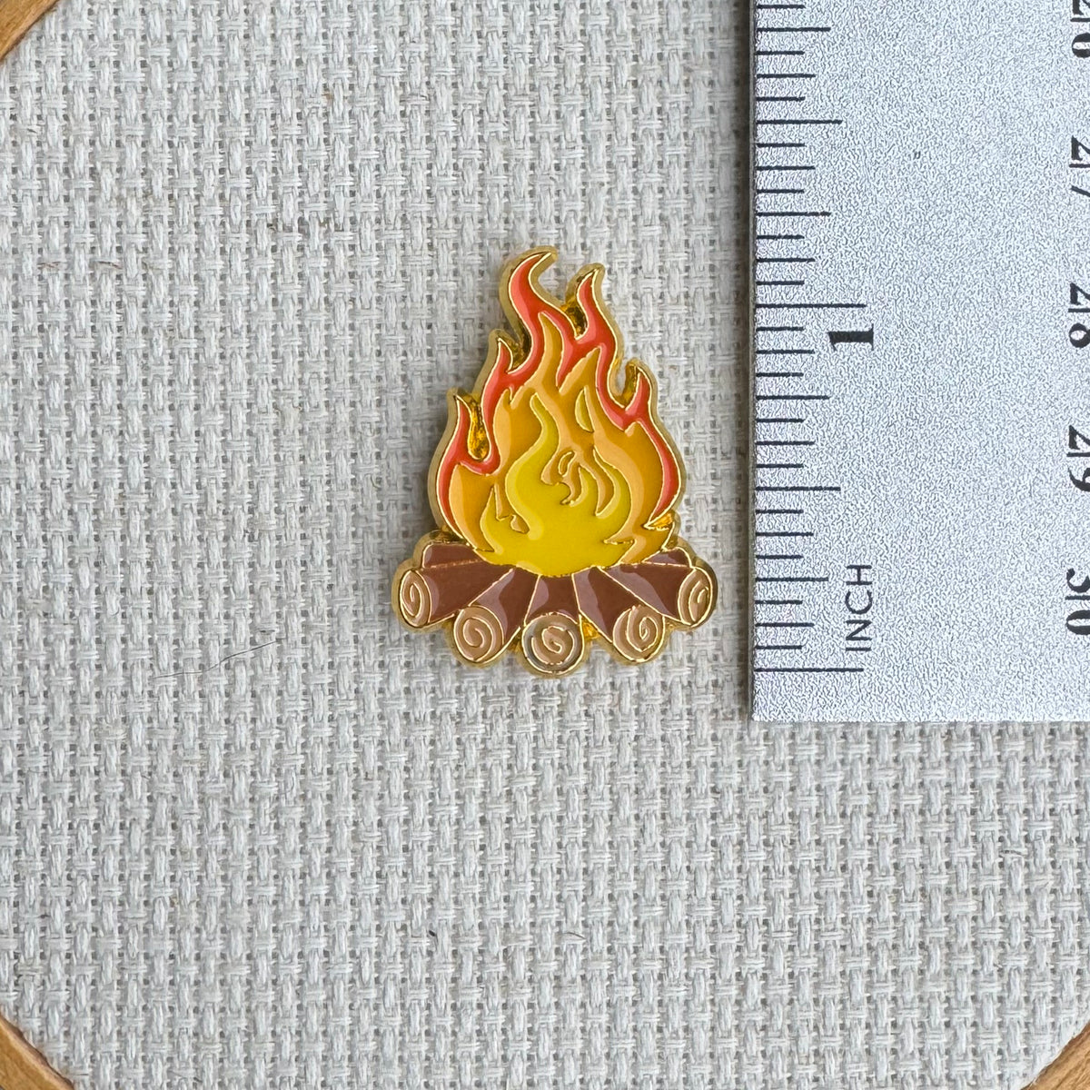 Bonfire Enamel Needle Minder