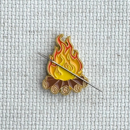 Bonfire Enamel Needle Minder