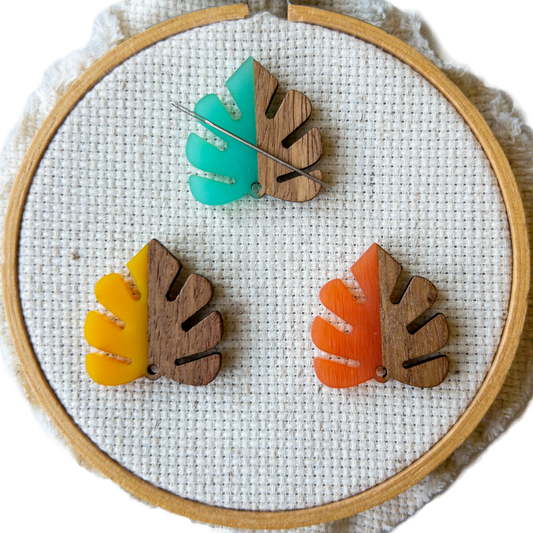 Leaf Needle Minders - set of 3