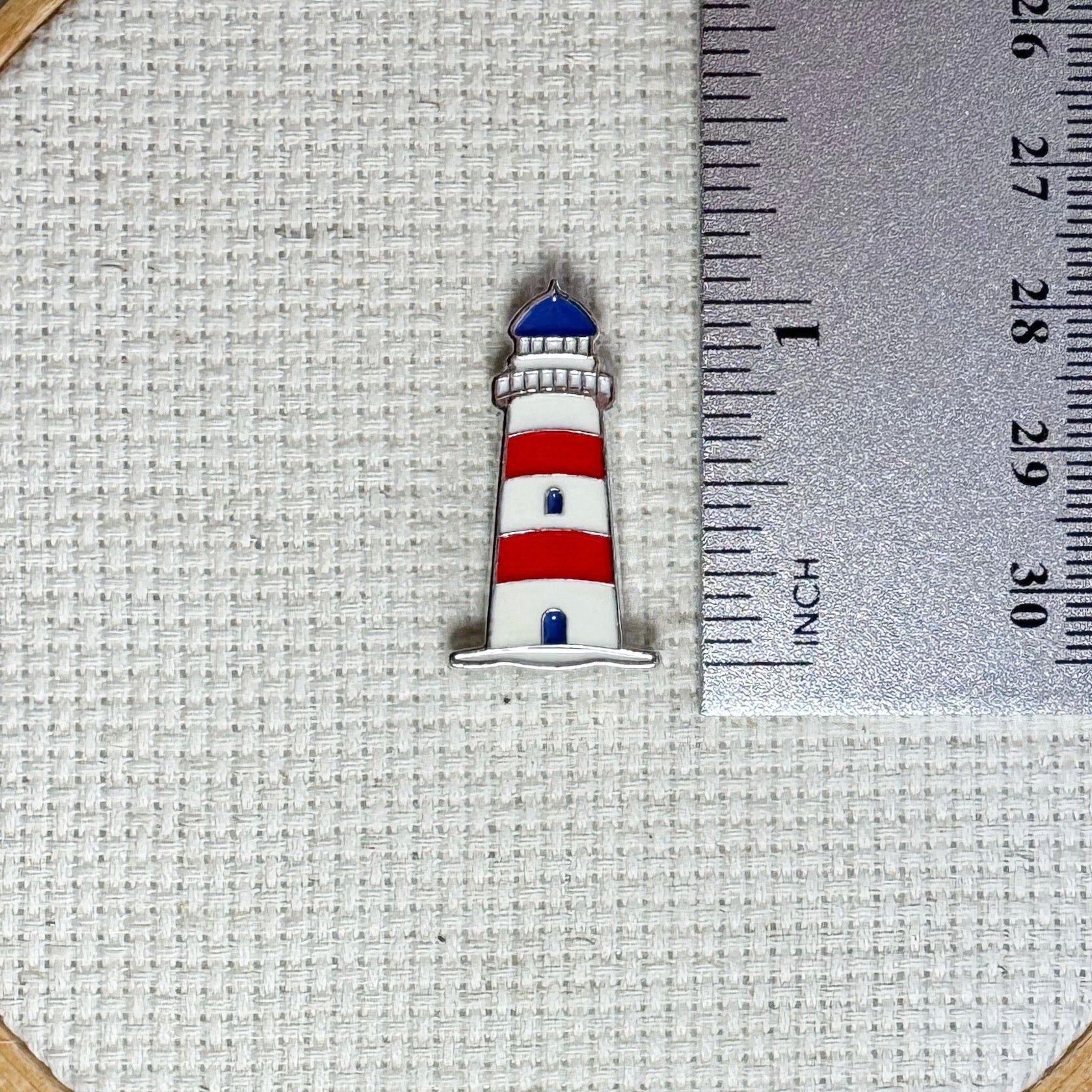 Lighthouse Enamel Needle Minder