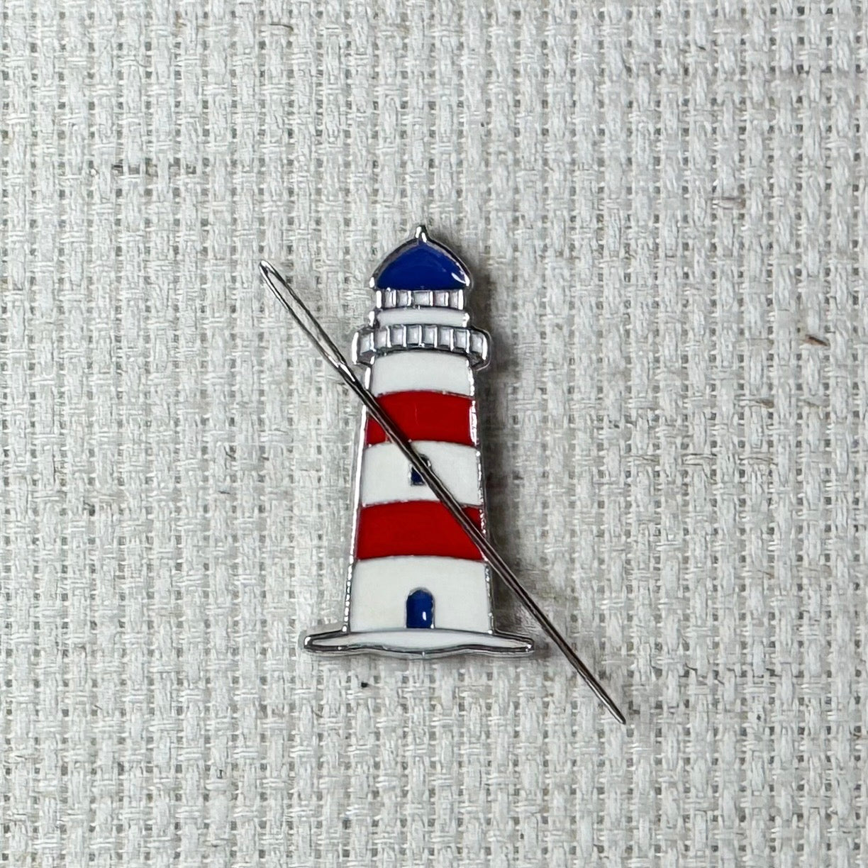 Lighthouse Enamel Needle Minder