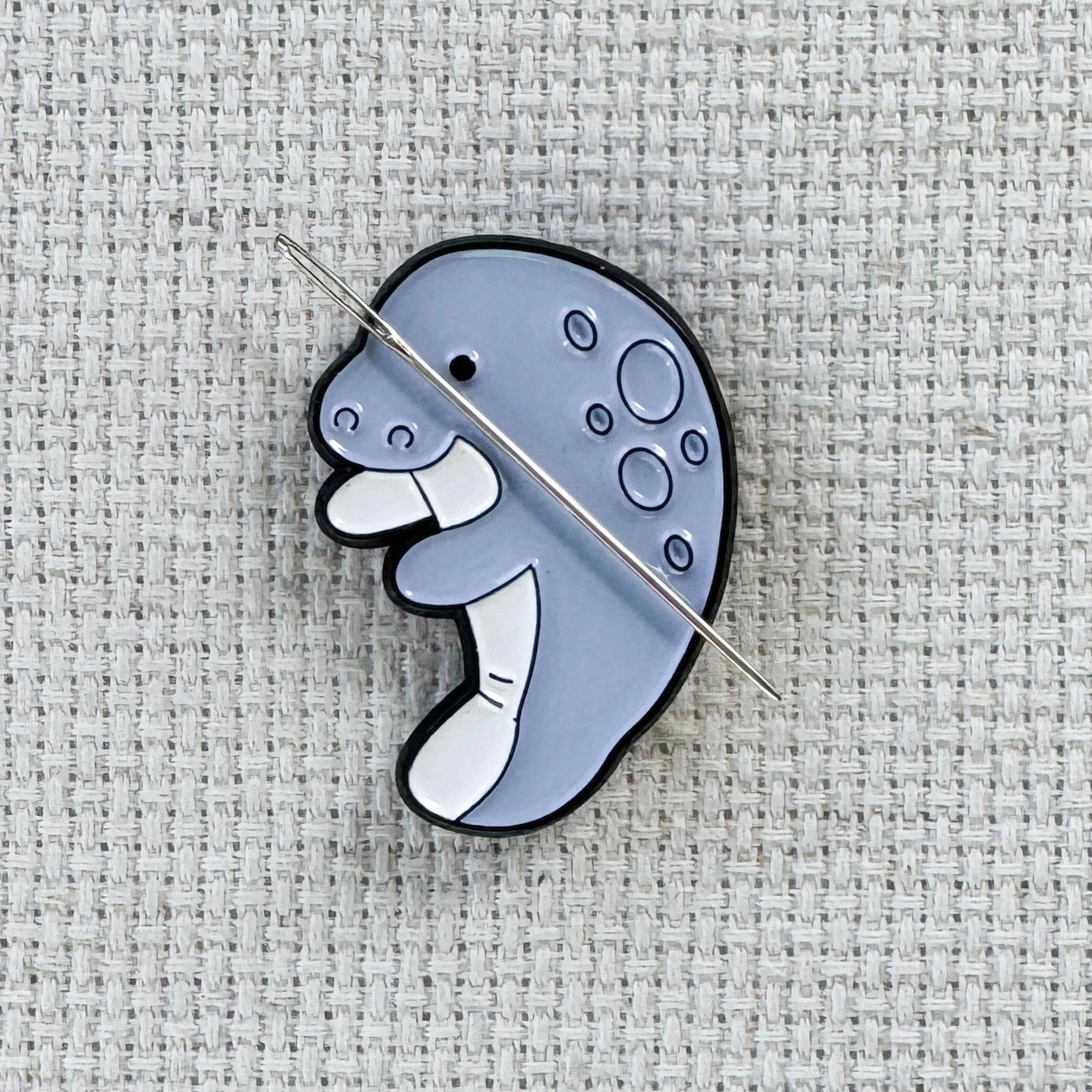 Manatee Enamel Needle Minder