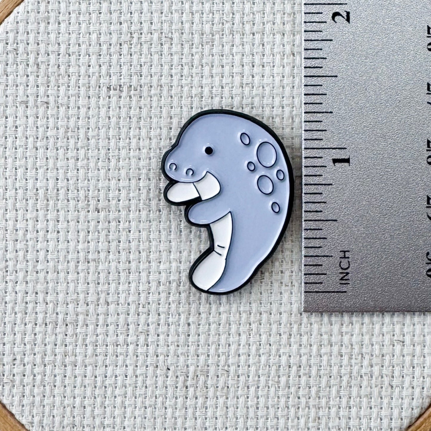 Manatee Enamel Needle Minder