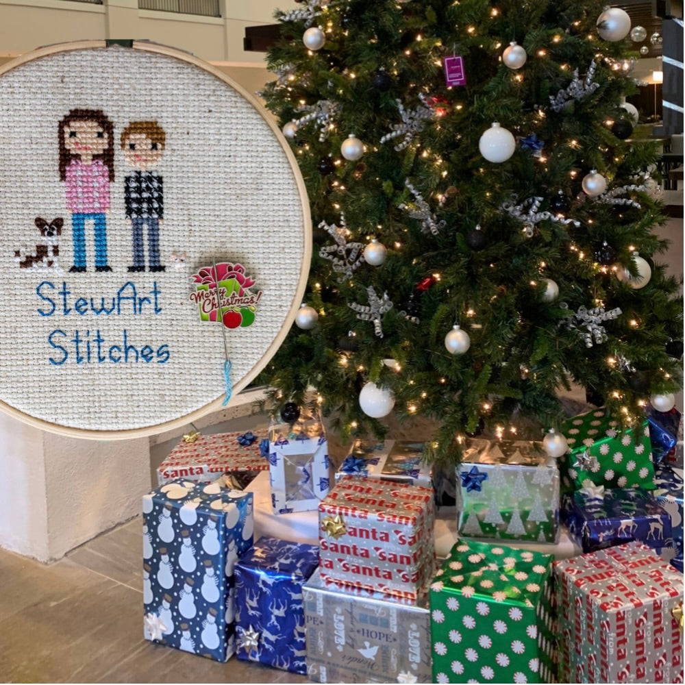 Merry Christmas Present Needle Minder