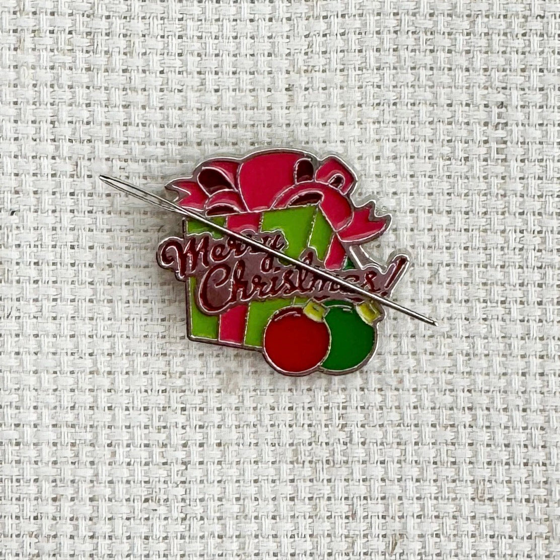 Merry Christmas Present Needle Minder