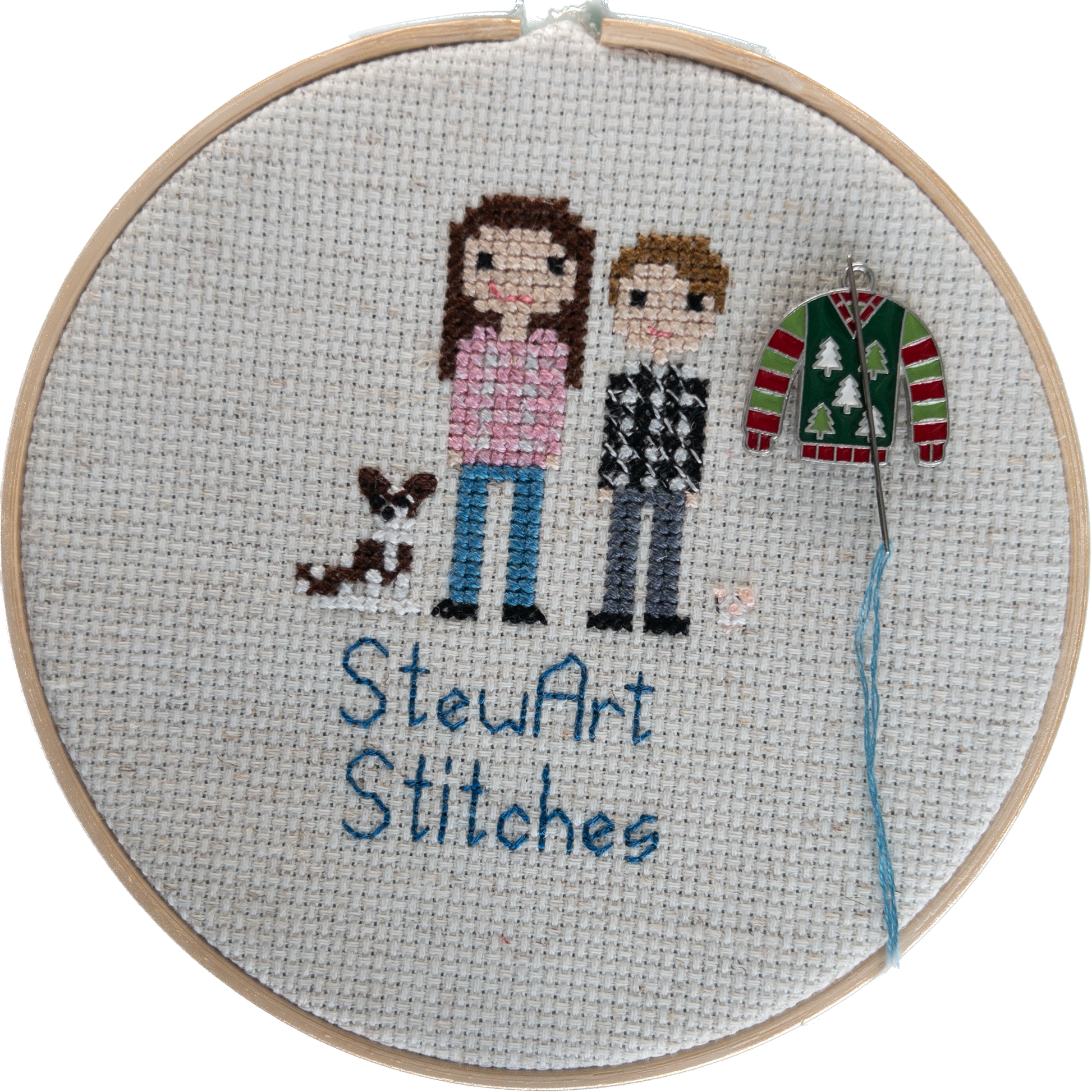 Pine Tree Sweater Enamel Needle Minder