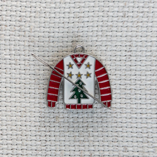 Pine Tree Sweater Enamel Needle Minder