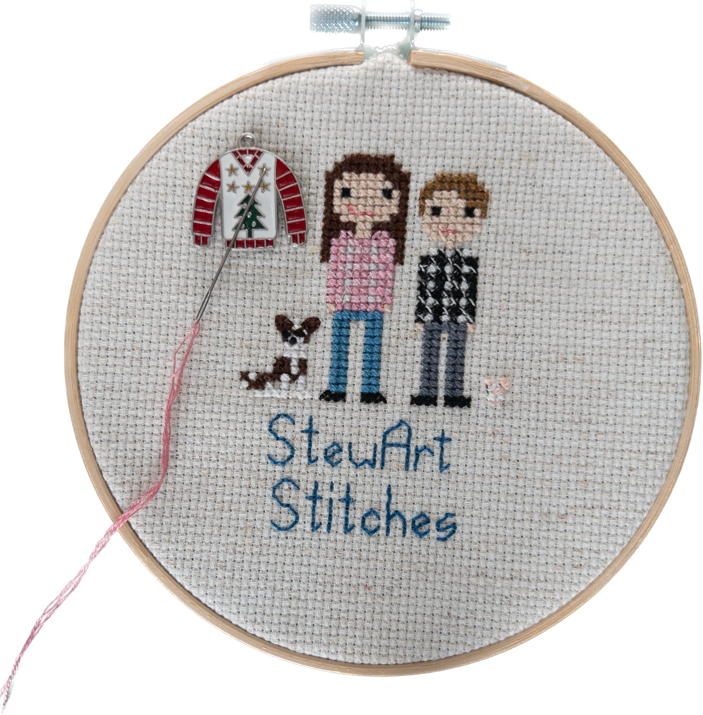 Pine Tree Sweater Enamel Needle Minder