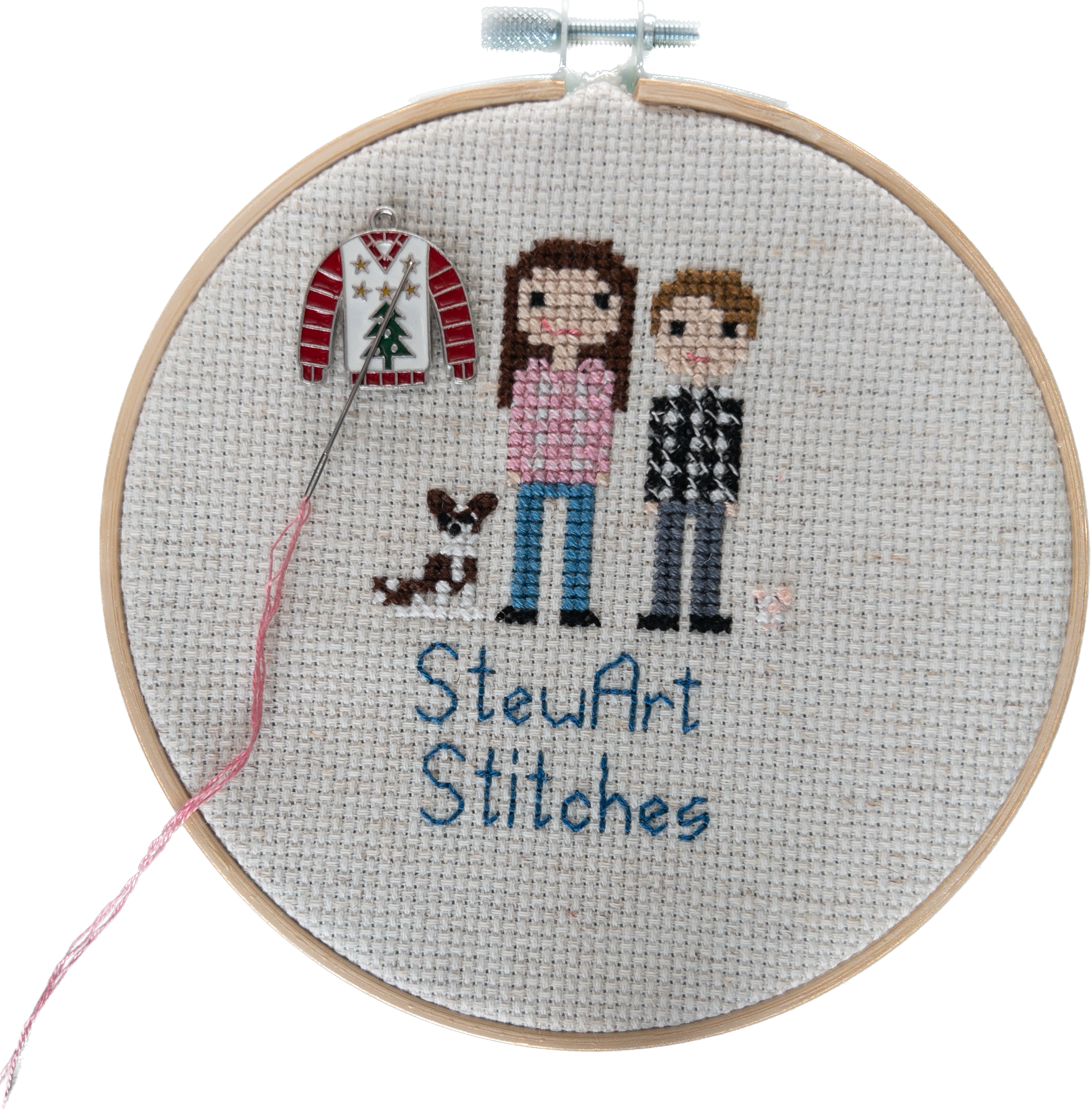 Pine Tree Sweater Enamel Needle Minder